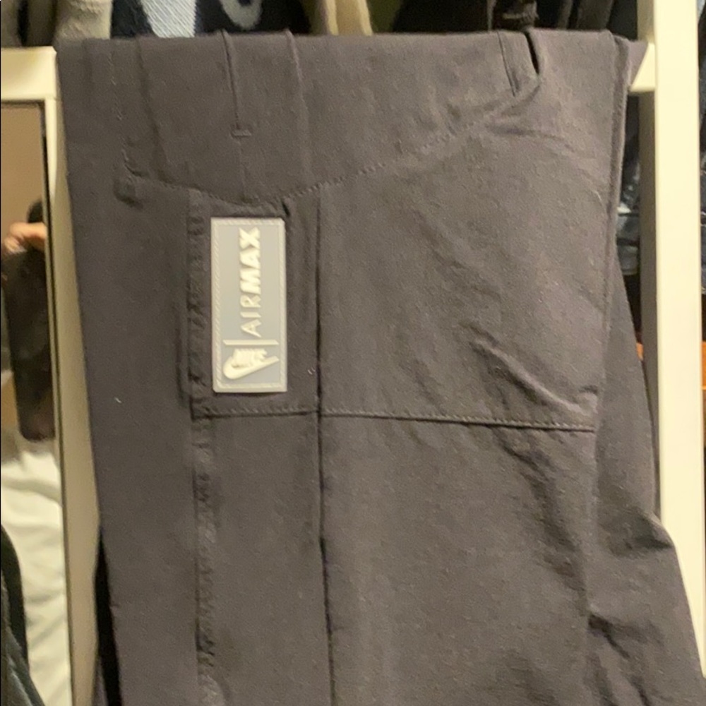 Black nike airmax cargos